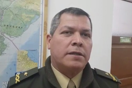 Héctor Escobar, suboficial mayor.