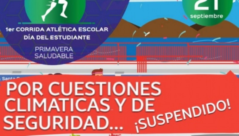 Por cuestiones climáticas y de seguridad se suspendió la corrida. 