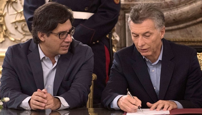 Germán Garavano y Mauricio Macri