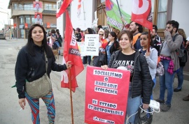 Frente al Municipio reclamaron por el Calentamiento Global