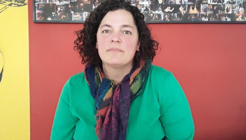 Ingrid Ruscitti, terapista ocupacional de la extensión universitaria de la Universidad del Chubut.