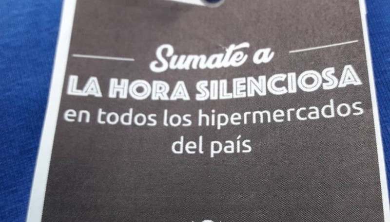 La Hora Silenciosa en un hipermercado. 