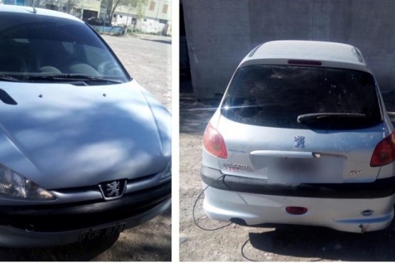 El denunciante se trasladaba en un Peugeot 206.