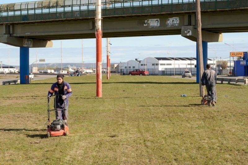 Trabajos realizados en el lugar.