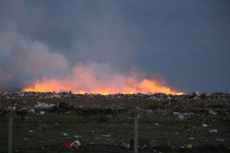 Así fue el incendio. 