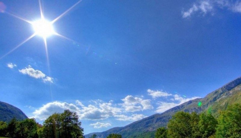 Soleado y buenas temperaturas. 