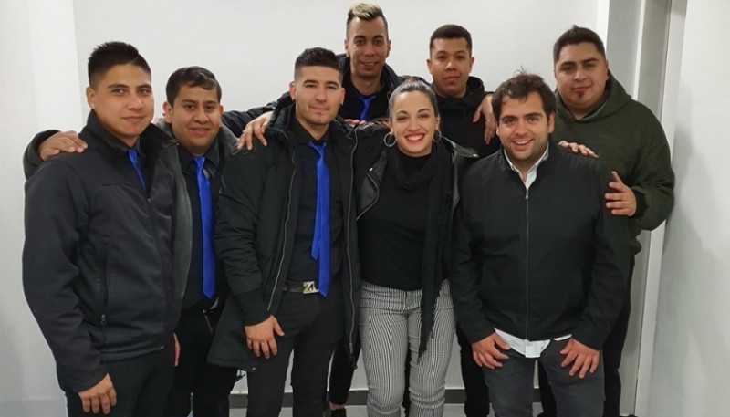 Zariband junto a Santi Gómez.