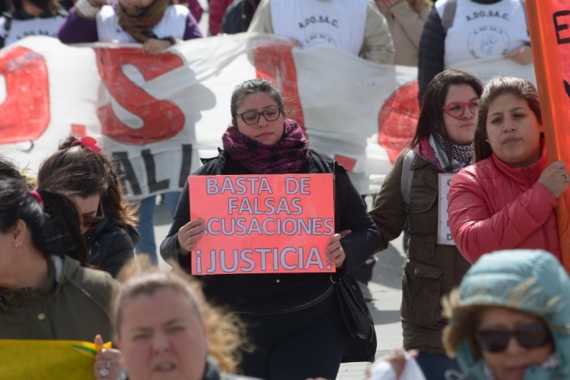 Uno de los tantos carteles que se pudieron ver (Fotos.C.Robledo).