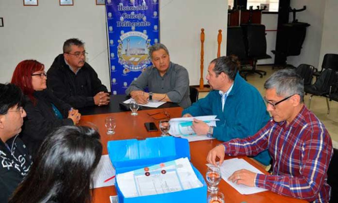 Reunión en el Concejo Deliberante. 