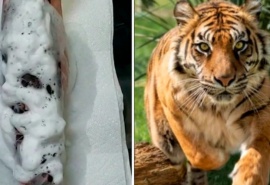 Pidió que le hagan un tatuaje de un tigre en un brazo y el resultado fue sorprendente