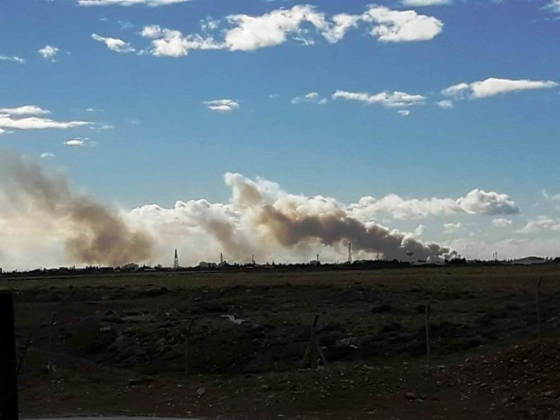 Humo en el Vaciadero local (Captura de video).