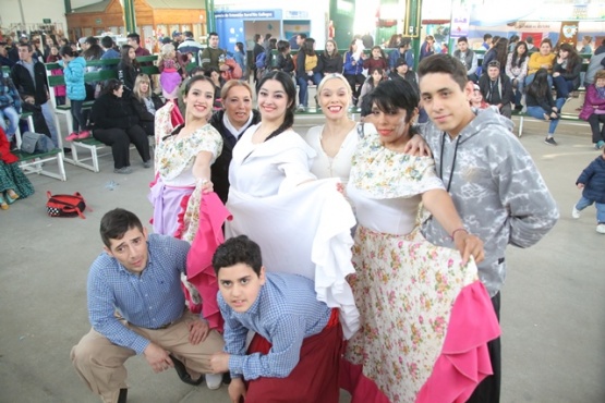 Vestimentas típicas en la Sociedad Rural. (Foto: C.G.).