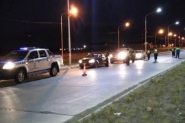 Controles preventivos en la madrugada de Río Gallegos