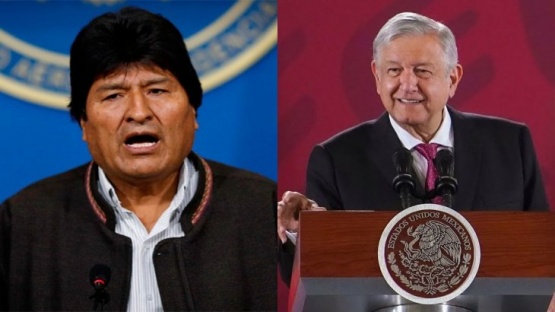 Morales recibió asilo político.