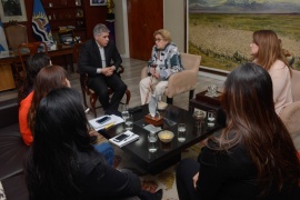 Pablo González recibió a Miryam Gorban