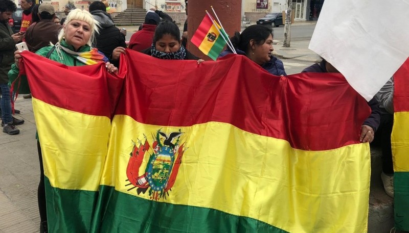 ATE participó de la marcha por Bolivia.