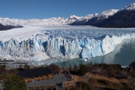 Proceso de rompimiento del Glaciar: detectaron filtración en el frente
