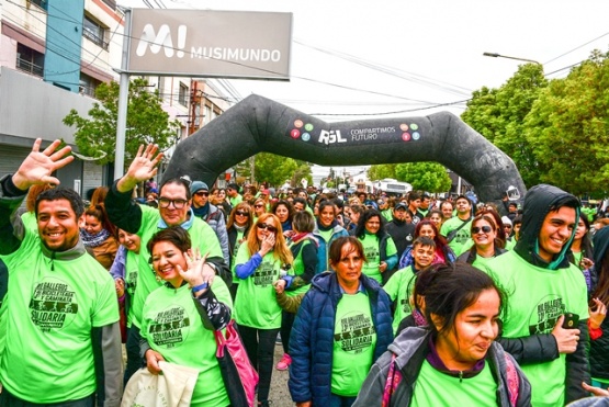 Hubo mucha participación a pesar del viento.