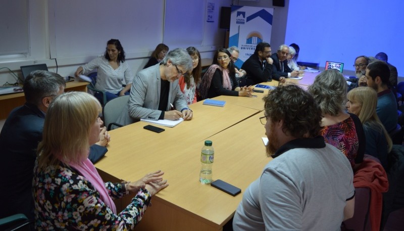 Culminó ayer la visita del Comité de Pares Evaluadores a la Universidad Nacional de la Patagonia Austral.