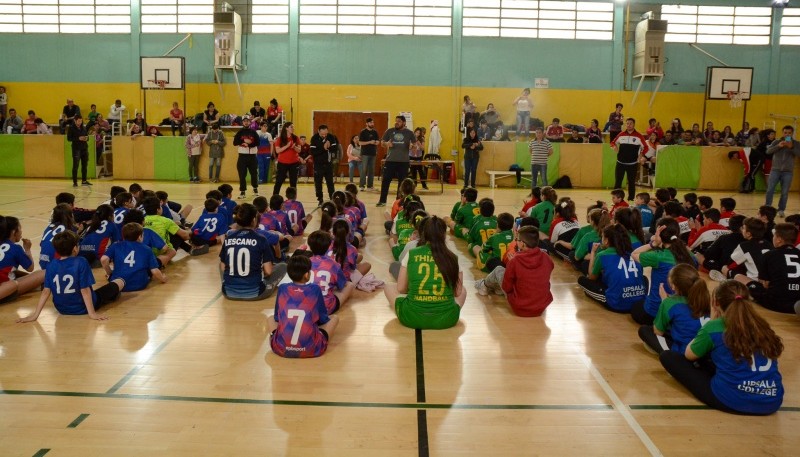 Gran participación de chicos.