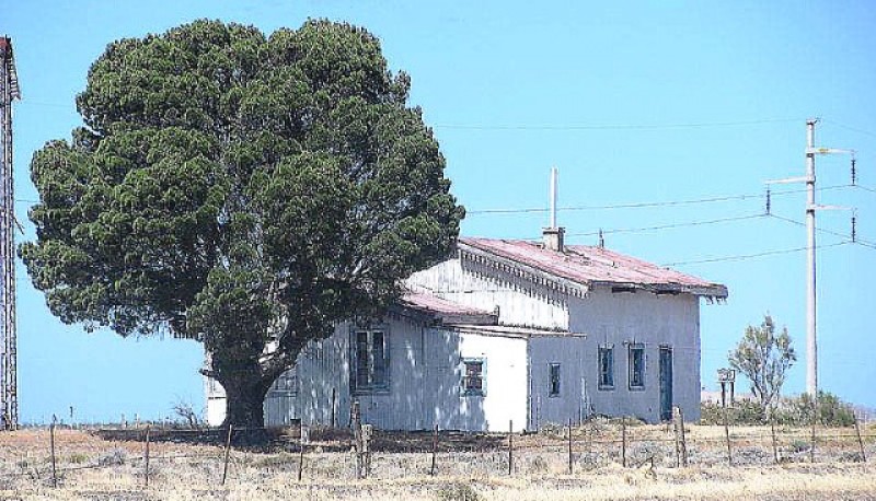 Ex Estación Tellier ubicada en el paraje rural del mismo nombre