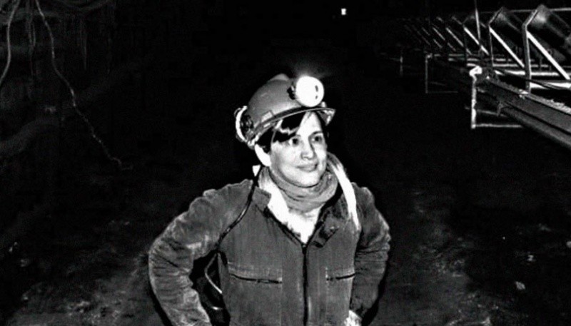 Carla Rodriguez es la primera mujer trans en el interior de la mina de Río Turbio.   (A. Alaniz)