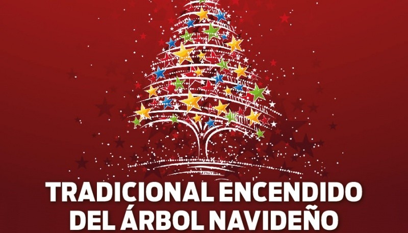 Mañana se llevará a cabo el encendido del árbol navideño