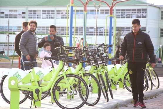 Las nuevas bicicletas.