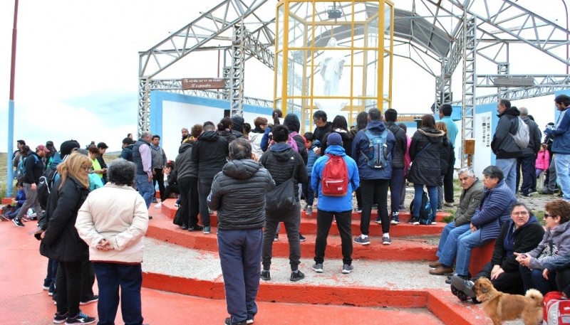 Se vivió la 39 peregrinación a la virgen de Güer Aike. (Fotos Juan Cruz Cattaneo).