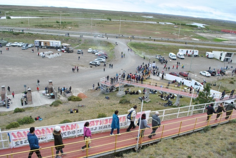 Se vivió la 39 peregrinación a la virgen de Güer Aike. (Fotos Juan Cruz Cattaneo).