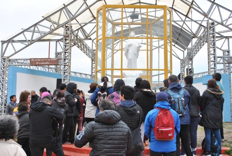 Se vivió la 39 peregrinación a la virgen de Güer Aike. (Fotos Juan Cruz Cattaneo).