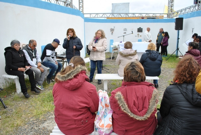 Se vivió la 39 peregrinación a la virgen de Güer Aike. (Fotos Juan Cruz Cattaneo).