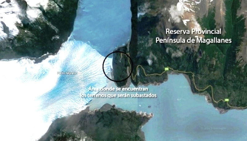El lugar es un sector privilegiado dentro del PN Los Glaciares. 