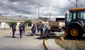 Comienzan a demarcar baches para su relleno