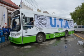 Momentáneamente se restablece el servicio de transporte público