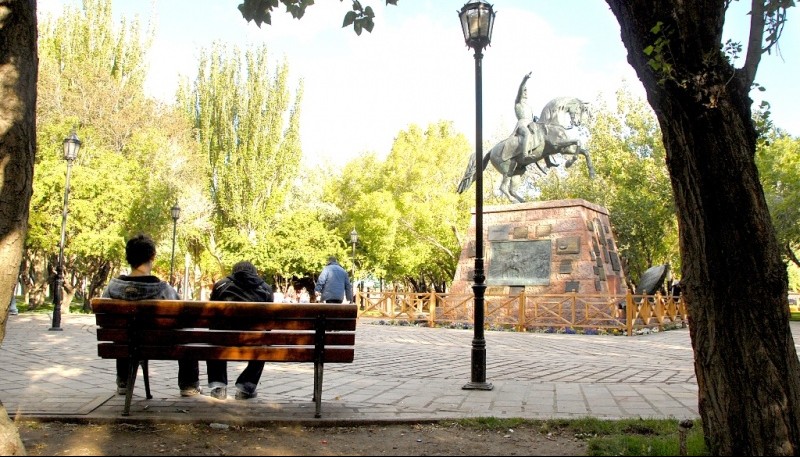 Plaza San Martín, símbolo de la ciudad. 