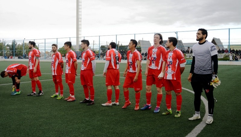 Deportivo Cristal preparado para el partido (Foto: Fernanda Capadona).