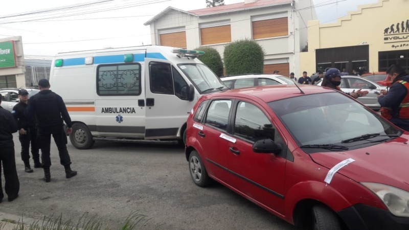 El auto terminó secuestrado.