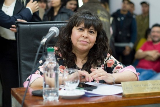 La Concejal Paola Costa.
