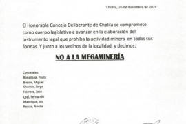 El Concejo Deliberante de Cholila rechazó la megaminería