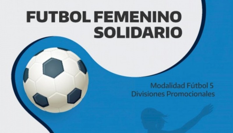 Fútbol femenino solidario.