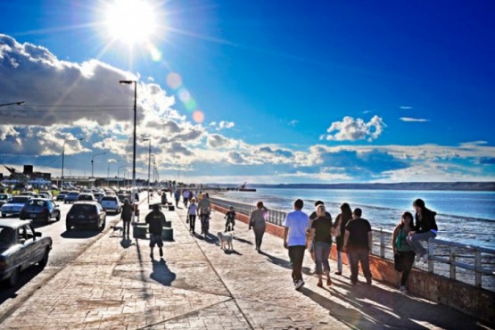 Costanera de Río Gallegos.