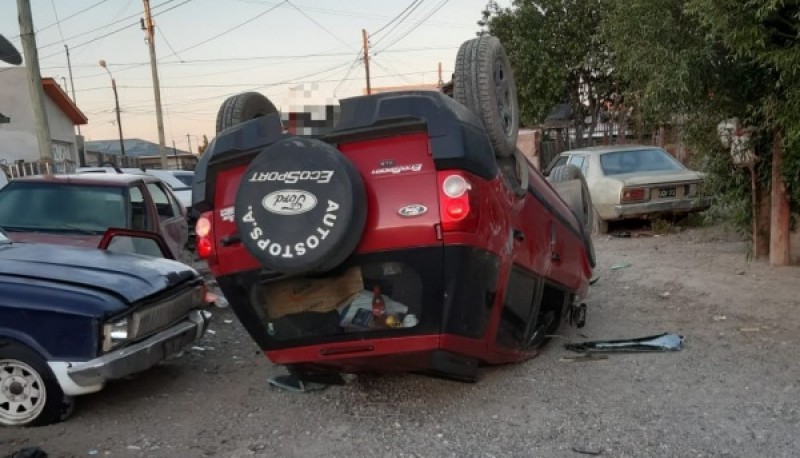 Vuelco en la ciudad. 