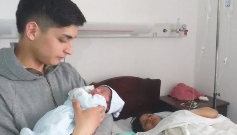 Benjamín Leonel, el primer bebé del 2020