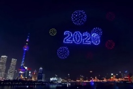 En China festejaron el año nuevo con más de dos mil drones