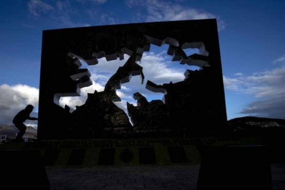 Monumento a Malvinas en Tierra del Fuego. 