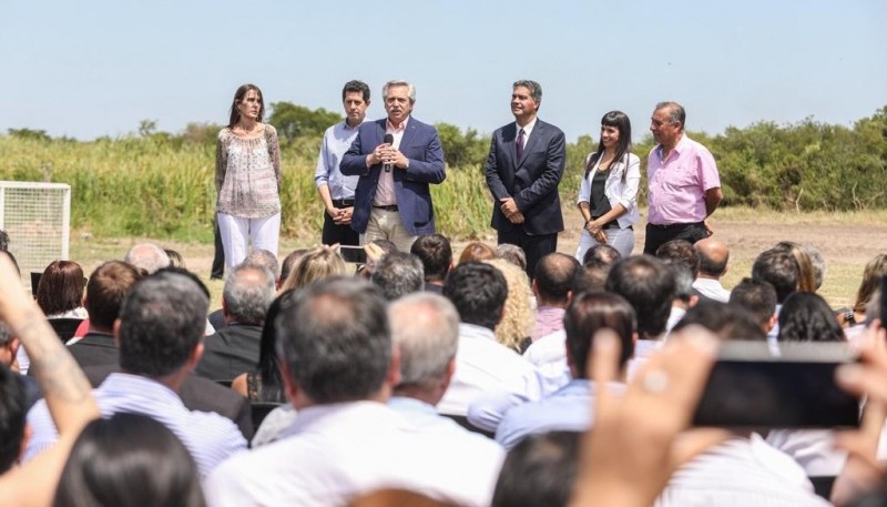 Alberto Fernández en Chaco.