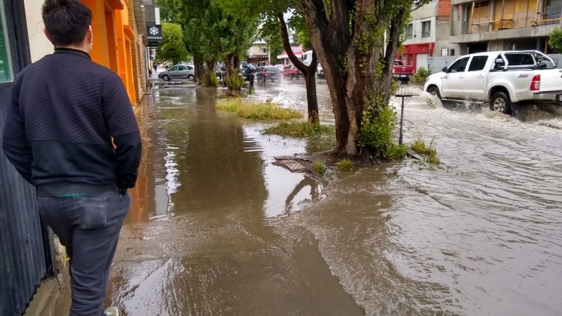 Calles inundadas. (C.G)