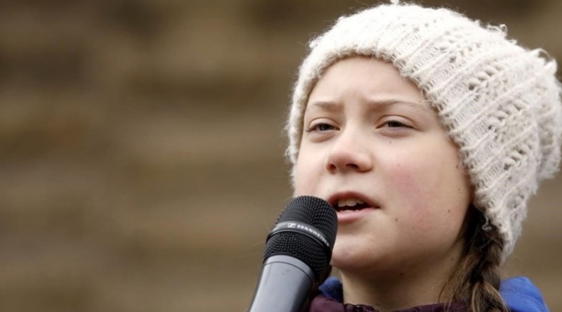 Greta Thunberg.