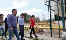 Recorrida en la Planta de Distrigas de Los Antiguos